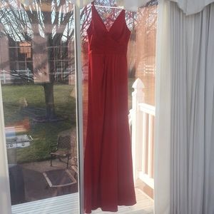 Red Evening Gown